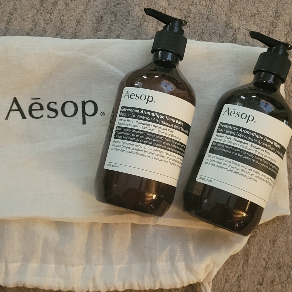 Aesop Reverence Aromatique Hand Balm and Wash Set